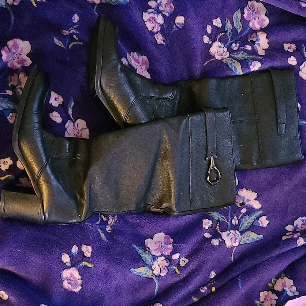 La Canadienne Black Leather Boots